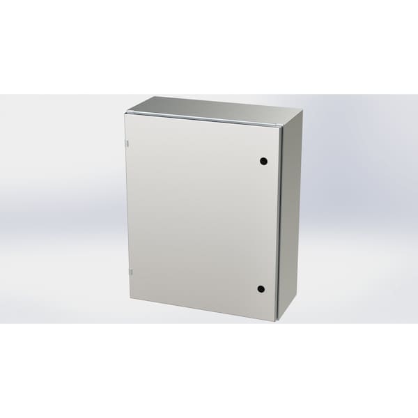 1/4 Turn Latch Electrical Enclosures, 30 in H, 10 in D, 24 in W, NEMA 3R, 4, 4X, 12, 13